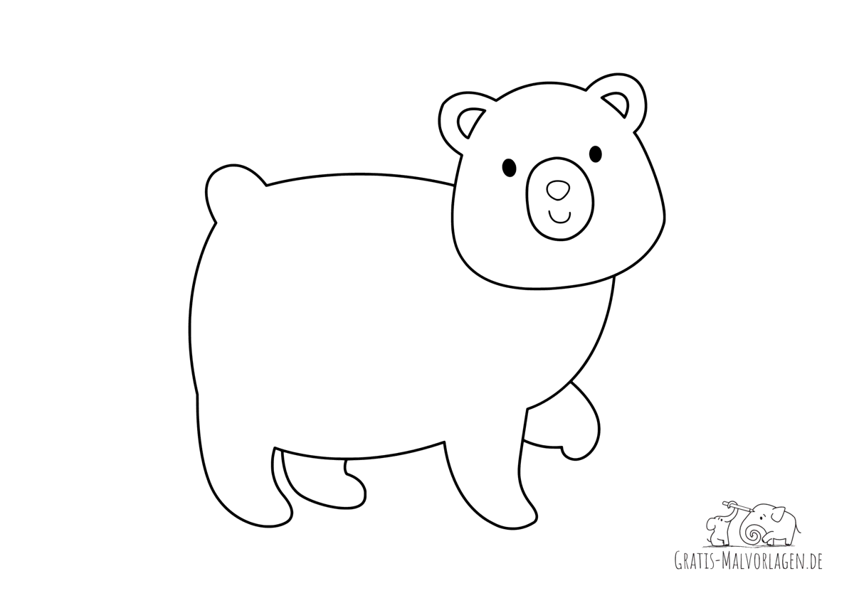 Lächelnder Eisbär